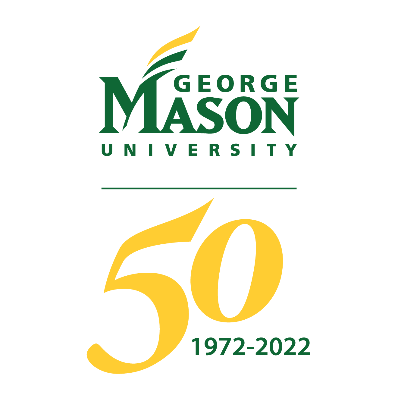 George Mason University's 50th Anniversary 1972-2022